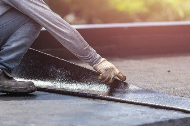 Professional Interior Drainage System technician working in Coatesville, IN